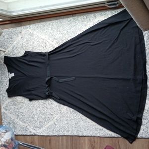 H&M midi black dress